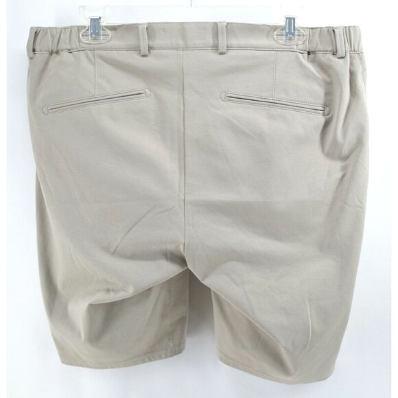 Brax Feel Good‎ Mens Bristol Flat Front Chino Shorts Beige Size 36 - Picture 7 of 10